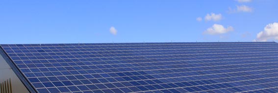 panneau solaire sur installation photovoltaique agricole